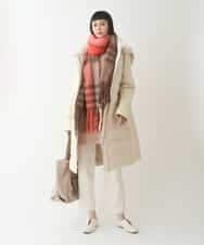 RLFAX12260 HIROKO BIS GRANDE(ヒロコ ビス グランデ) エアヤーンアシンメトリーチュニックニット ブルー