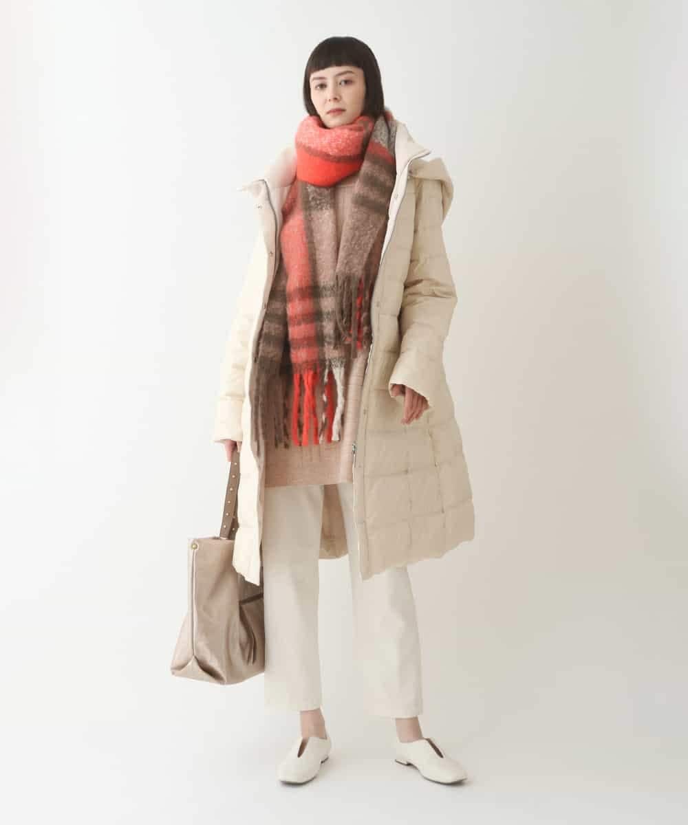 RLFAX12260 HIROKO BIS GRANDE(ヒロコ ビス グランデ) エアヤーンアシンメトリーチュニックニット ブルー