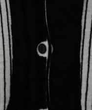 RLFAX15420 HIROKO BIS GRANDE(ヒロコ ビス グランデ) フェザーヤーンジャカードニットカーディガン ブラック