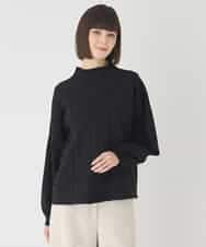 RLFCE85320 HIROKO BIS GRANDE(ヒロコ ビス グランデ) 【大きいサイズ】ボリュームスリーブドットジャカードニットトップ レッド