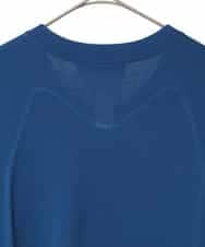 RLFED20360 HIROKO BIS GRANDE(ヒロコ ビス グランデ) ステッチアクセントミラノリブカーディガン ブルー