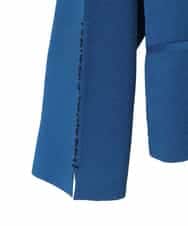 RLFED20360 HIROKO BIS GRANDE(ヒロコ ビス グランデ) ステッチアクセントミラノリブカーディガン ブルー