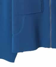 RLFED20360 HIROKO BIS GRANDE(ヒロコ ビス グランデ) ステッチアクセントミラノリブカーディガン ブルー