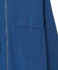 RLFED20360 HIROKO BIS GRANDE(ヒロコ ビス グランデ) ステッチアクセントミラノリブカーディガン ブルー