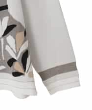 RLFED25320 HIROKO BIS GRANDE(ヒロコ ビス グランデ) アーティスティックジャガードニットプルオーバー ベージュ