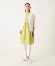 RLFFD48330 HIROKO BIS GRANDE(ヒロコ ビス グランデ) リブポイントコンパクトニットカーディガン ライトブルー