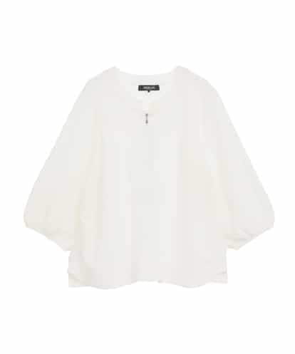 RLFFD48330 HIROKO BIS GRANDE 【大きいサイズ】リブポイントコンパクトニットカーディガン /洗える