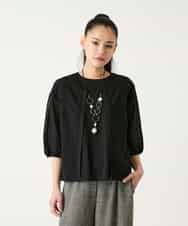 RLFFD48330 HIROKO BIS GRANDE(ヒロコ ビス グランデ) リブポイントコンパクトニットカーディガン ブラック