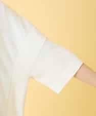 RLFGE60320 HIROKO BIS GRANDE(ヒロコ ビス グランデ) 【先行予約/大きいサイズ】リブデザインライトニットカーディガン ホワイト