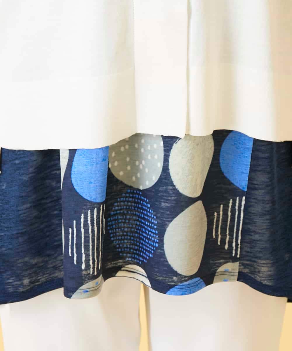 RLFGE60320 HIROKO BIS GRANDE(ヒロコ ビス グランデ) 【先行予約/大きいサイズ】リブデザインライトニットカーディガン ホワイト