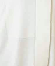 RLFGE60320 HIROKO BIS GRANDE(ヒロコ ビス グランデ) 【先行予約/大きいサイズ】リブデザインライトニットカーディガン ホワイト