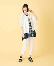 RLFGE60320 HIROKO BIS GRANDE(ヒロコ ビス グランデ) 【先行予約/大きいサイズ】リブデザインライトニットカーディガン ホワイト