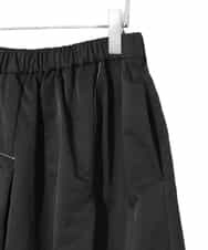 RLHAD28280 HIROKO BIS GRANDE(ヒロコ ビス グランデ) 【大きいサイズ】ステッチデザインフレアスカート /洗える ブラック