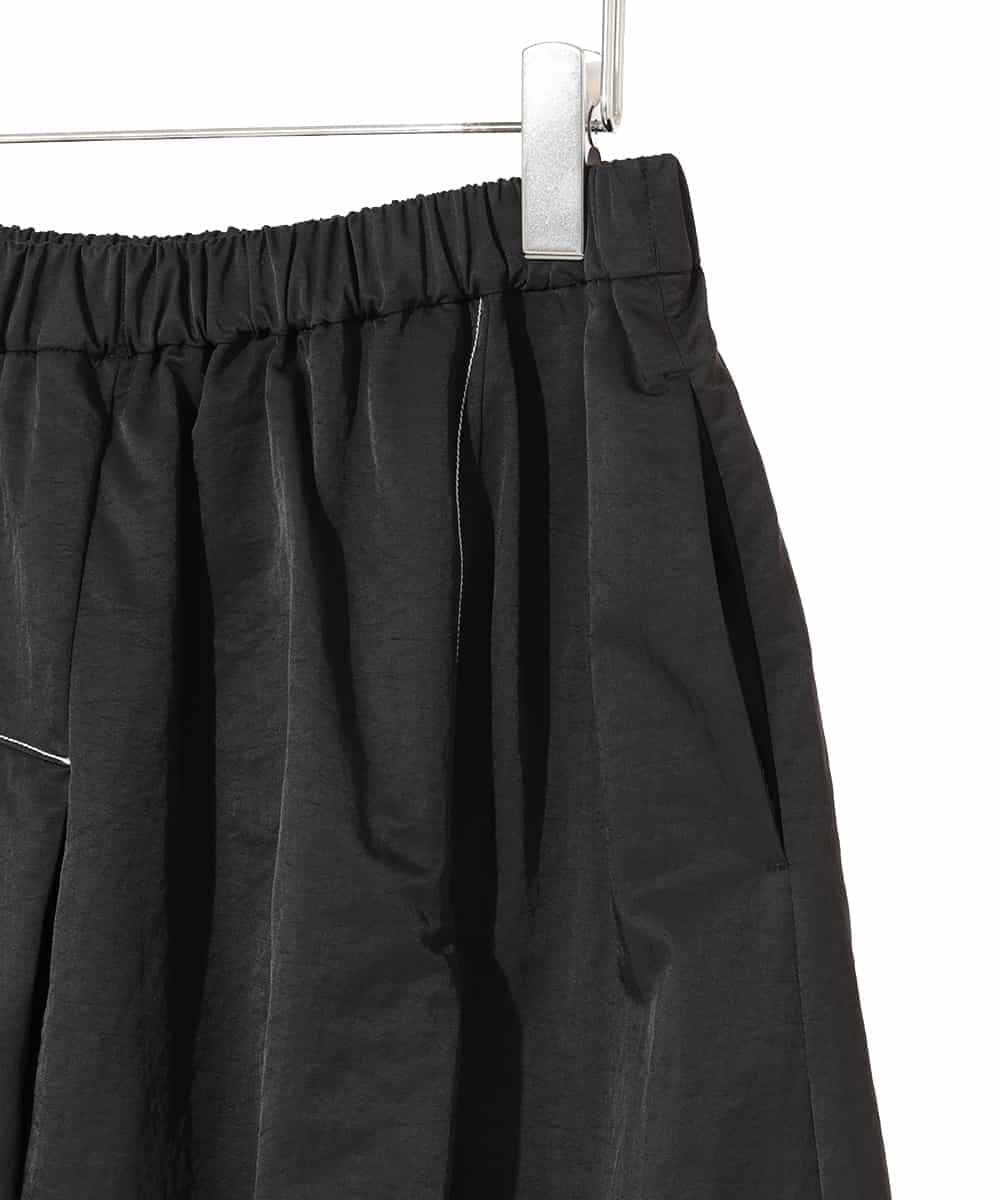 RLHAD28280 HIROKO BIS GRANDE(ヒロコ ビス グランデ) 【大きいサイズ】ステッチデザインフレアスカート /洗える ブラック