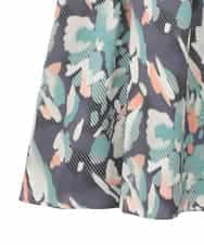 RLHAE37310 HIROKO BIS GRANDE(ヒロコ ビス グランデ) デジタルフラワープリントスカート グリーン