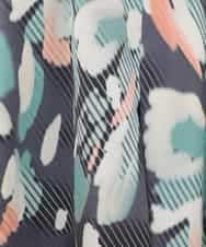 RLHAE37310 HIROKO BIS GRANDE(ヒロコ ビス グランデ) デジタルフラワープリントスカート グリーン