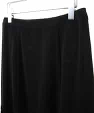 RLHAX16350 HIROKO BIS GRANDE(ヒロコ ビス グランデ) 【洗える】ベロア刺繍レースフレアスカート ブラック
