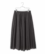 RLHED51310 HIROKO BIS GRANDE(ヒロコ ビス グランデ) かまぼこプリーツスカート ダークグレー