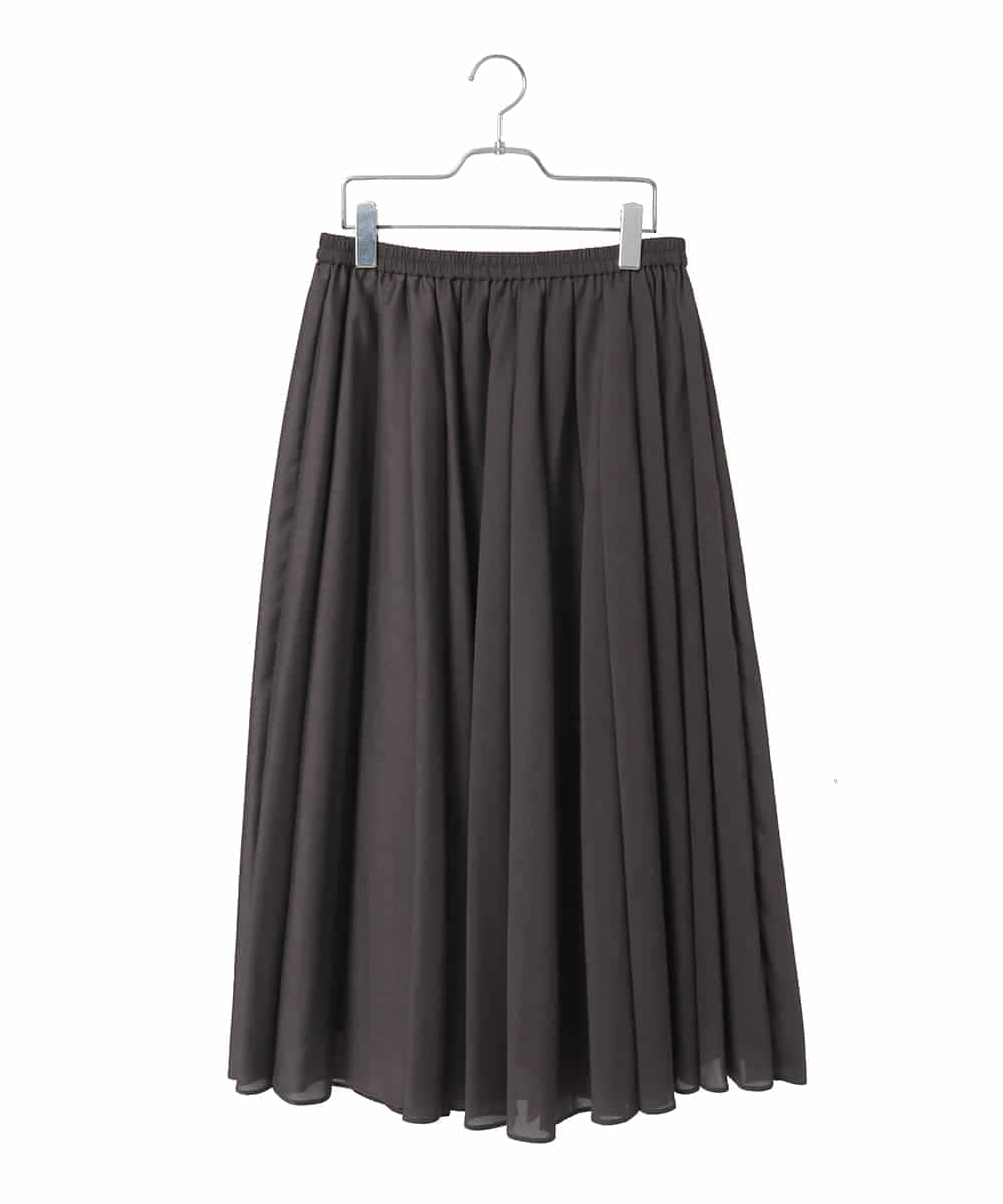 RLHED51310 HIROKO BIS GRANDE(ヒロコ ビス グランデ) かまぼこプリーツスカート ダークグレー