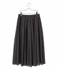 RLHED51310 HIROKO BIS GRANDE(ヒロコ ビス グランデ) かまぼこプリーツスカート ダークグレー