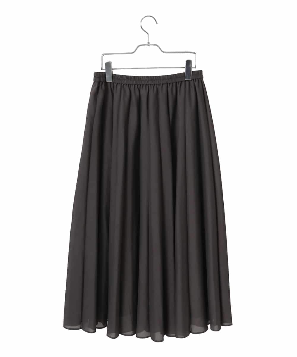 RLHED51310 HIROKO BIS GRANDE(ヒロコ ビス グランデ) かまぼこプリーツスカート ダークグレー