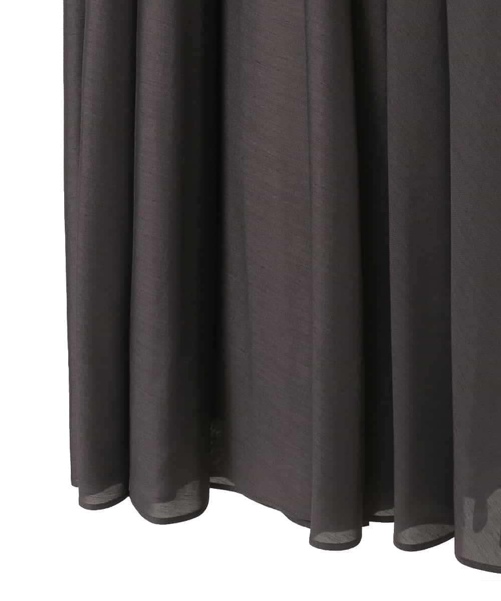 RLHED51310 HIROKO BIS GRANDE(ヒロコ ビス グランデ) かまぼこプリーツスカート ダークグレー