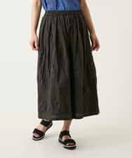 RLHFD26310 HIROKO BIS GRANDE(ヒロコ ビス グランデ) ボタニカルモチーフスカート ブラウン