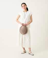 RLHFD26310 HIROKO BIS GRANDE(ヒロコ ビス グランデ) ボタニカルモチーフスカート ホワイト