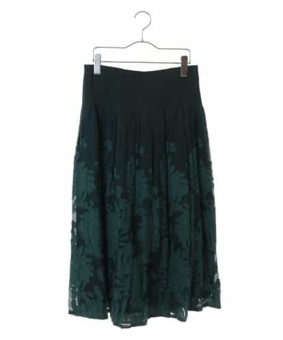RLHGJ02310 HIROKO BIS GRANDE フラワーカットジャカードスカート