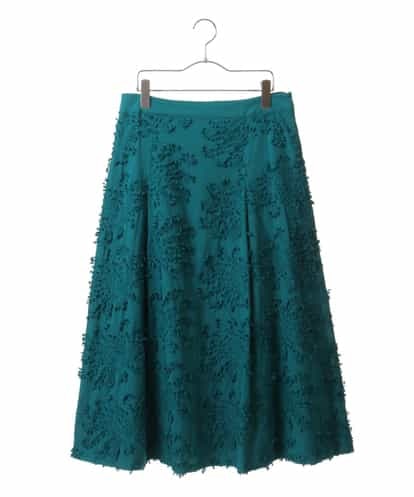 RLHGQ16310 HIROKO BIS GRANDE 【洗える】立体刺繍フレアスカート