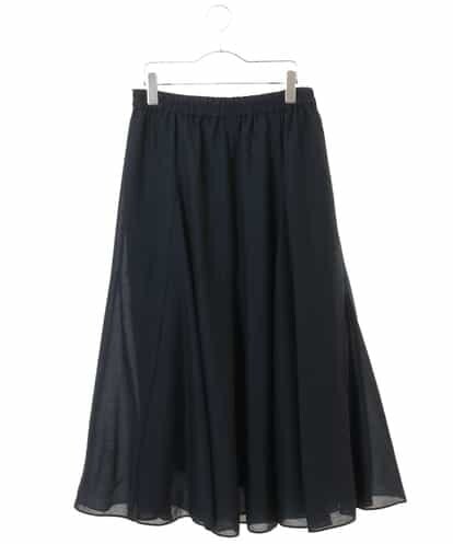 RLHHJ04230 HIROKO BIS GRANDE 【洗濯機で洗える】スパンボイルワッシャースカート