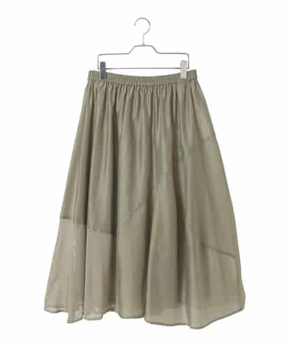 RLHIE04280 HIROKO BIS GRANDE メッシュアクセントアシンメトリースカート