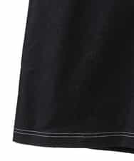 RLHLQ09260 HIROKO BIS GRANDE(ヒロコ ビス グランデ) 【洗える】異素材切り替えデニムスカート ブラック