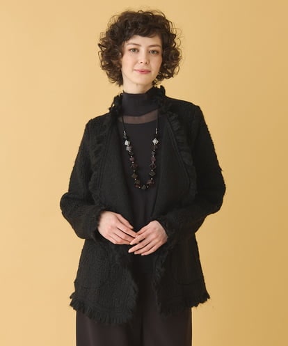 RLJAX11510 HIROKO BIS GRANDE ループフリンジデザインジャケット