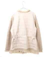 RLJAX11510 HIROKO BIS GRANDE(ヒロコ ビス グランデ) ループフリンジデザインジャケット ベージュ