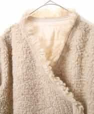 RLJAX11510 HIROKO BIS GRANDE(ヒロコ ビス グランデ) ループフリンジデザインジャケット ベージュ