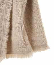 RLJAX11510 HIROKO BIS GRANDE(ヒロコ ビス グランデ) ループフリンジデザインジャケット ベージュ