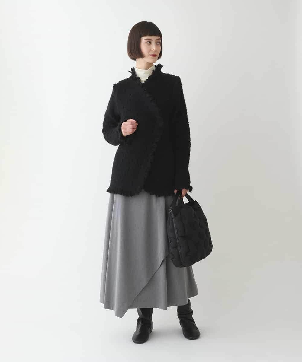 RLJAX11510 HIROKO BIS GRANDE(ヒロコ ビス グランデ) ループフリンジデザインジャケット ベージュ