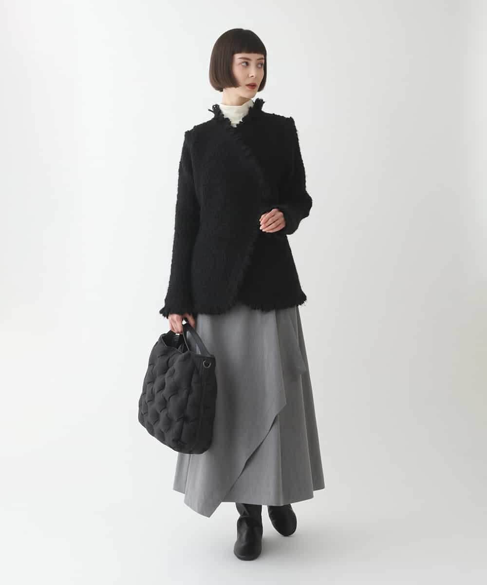 RLJAX11510 HIROKO BIS GRANDE(ヒロコ ビス グランデ) ループフリンジデザインジャケット ベージュ