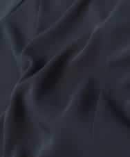 RLJDD02470 HIROKO BIS GRANDE(ヒロコ ビス グランデ) 【大きいサイズ】無地×ストライプレイヤード風ジャケット ネイビー