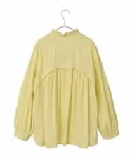 RLJED01410 HIROKO BIS GRANDE(ヒロコ ビス グランデ) ナチュラルワッシャーギャザーライトブルゾン ライトイエロー