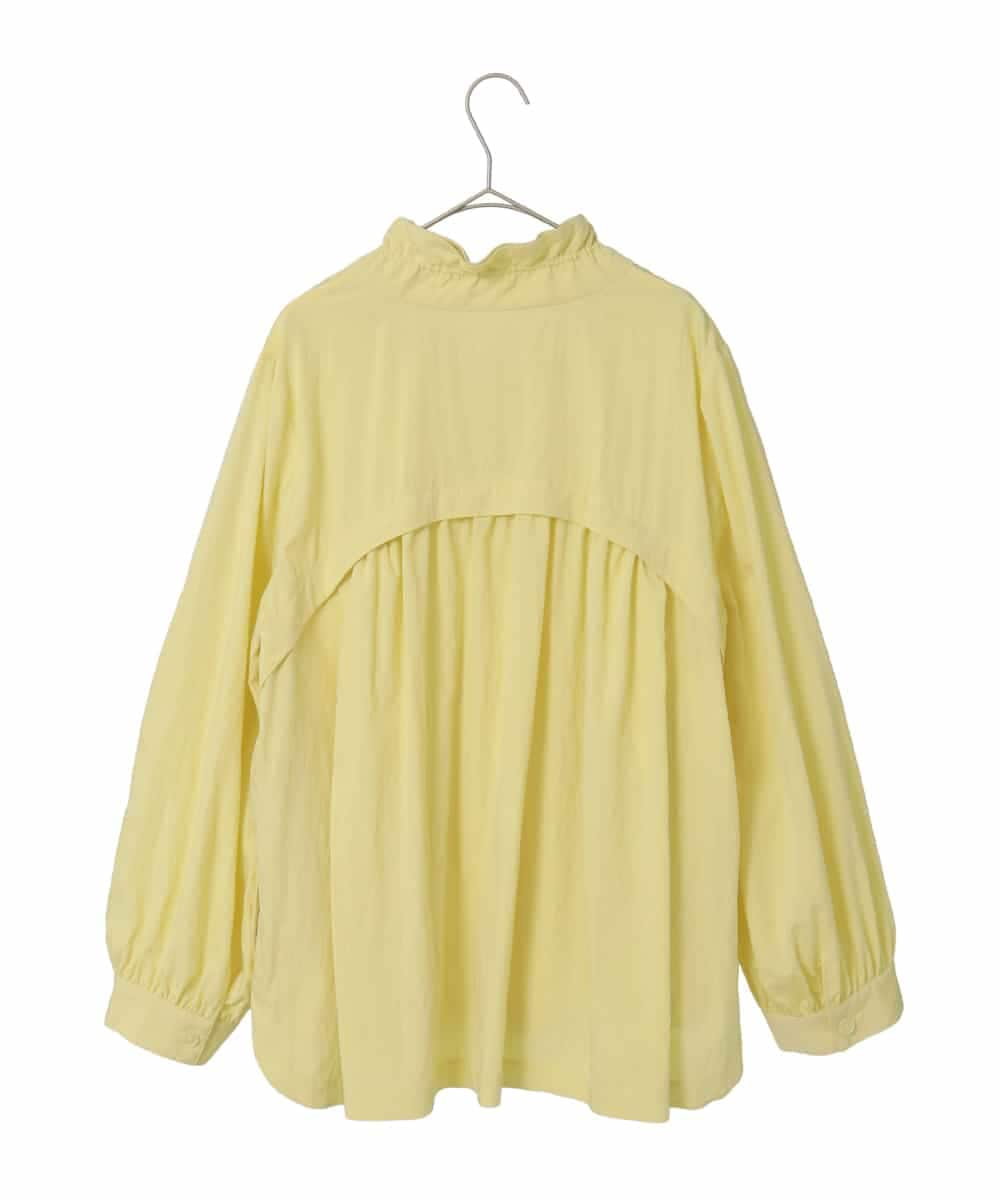 RLJED01410 HIROKO BIS GRANDE(ヒロコ ビス グランデ) ナチュラルワッシャーギャザーライトブルゾン ライトイエロー