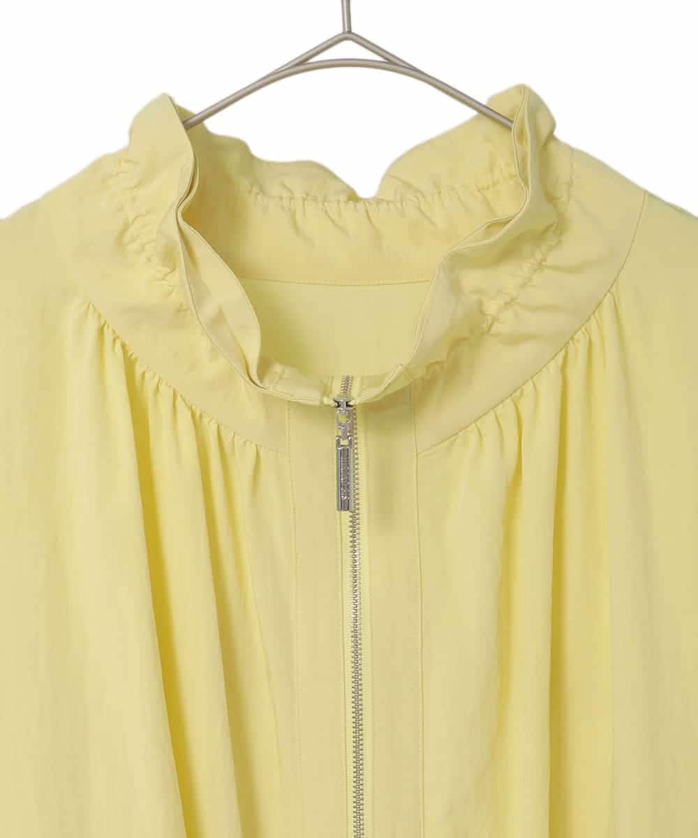 RLJED01410 HIROKO BIS GRANDE(ヒロコ ビス グランデ) ナチュラルワッシャーギャザーライトブルゾン ライトイエロー