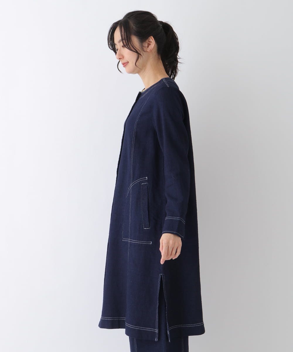 洗える】ノーカラーコート(ノーカラーコート) HIROKO BIS GRANDE(ヒロコ ビス グランデ)｜イトキンオンラインストア