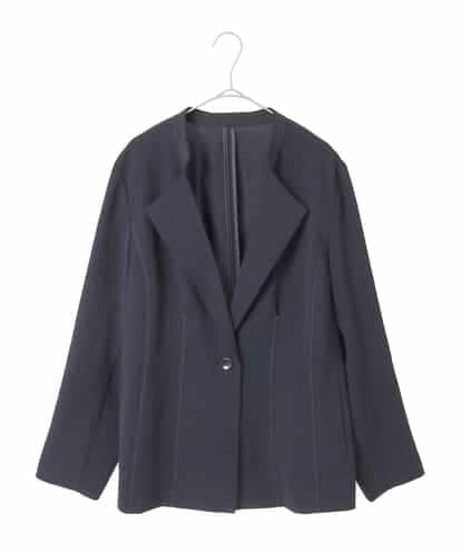 RLJFD10350 HIROKO BIS GRANDE 切り替えステッチデザインジャケット