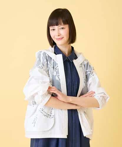 RLJGE30380 HIROKO BIS GRANDE 【先行予約/大きいサイズ】オパールロゴジョイントデザインブルゾン