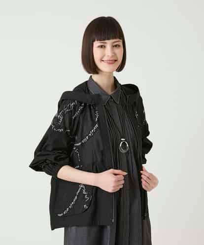 RLJGE30380 HIROKO BIS GRANDE 【大きいサイズ】オパールロゴジョイントデザインブルゾン