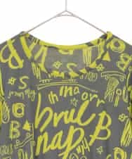 RLKAE34280 HIROKO BIS GRANDE(ヒロコ ビス グランデ) アートロゴ総柄チュニックカットソー カーキ