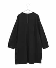 RLKAE36300 HIROKO BIS GRANDE(ヒロコ ビス グランデ) デジタルフラワージョイントチュニック ブラック