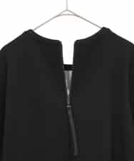 RLKAE36300 HIROKO BIS GRANDE(ヒロコ ビス グランデ) デジタルフラワージョイントチュニック ブラック